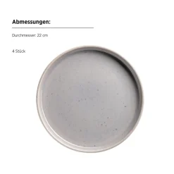 Frühstücksset, Steinzeug Candy Flieder