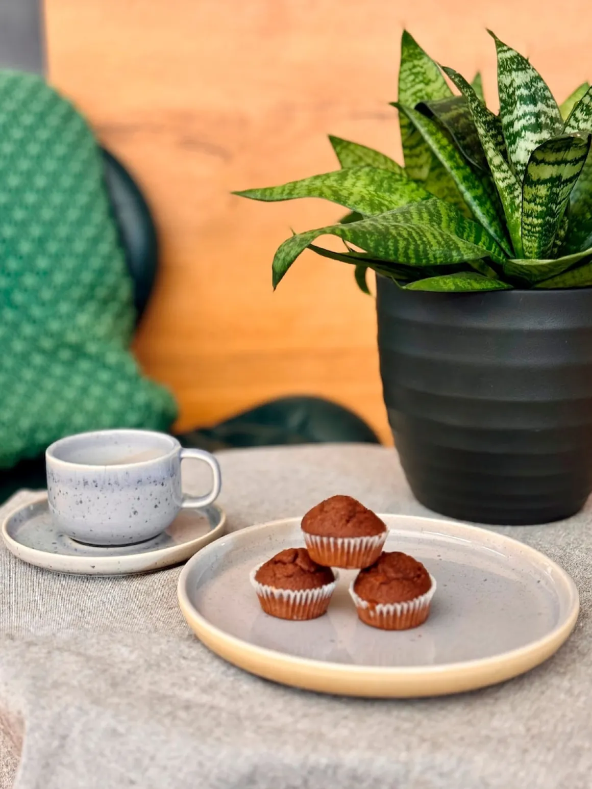 Frühstücksset, Steinzeug Candy Flieder