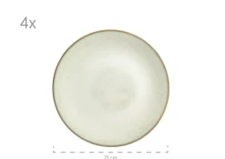 Geschirr-Set, Keramik Ossia Sand