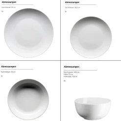 Geschirr-Set, Porzellan Barca