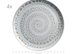 Geschirr-Set, Steingut Spicy Market Grün