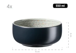 Geschirr-Set, Steingut Spicy Market Grün