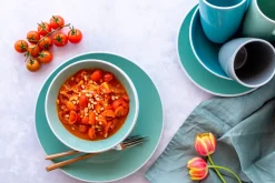 Geschirr-Set, Steinzeug Elissa Grün