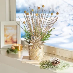 Gesteck „Gold-Explosion“