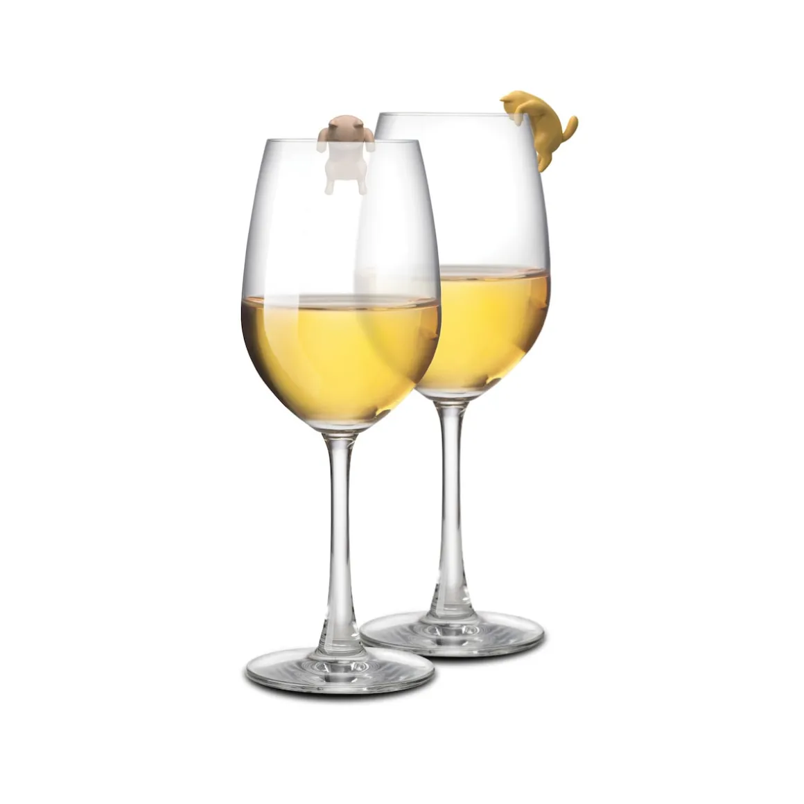 Glasmarker "Kitty", 8 Stück