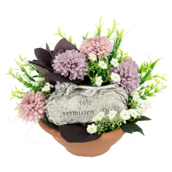 Grab-Arrangement "Lila"