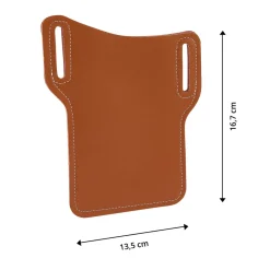 Handy-Gürteltasche braun