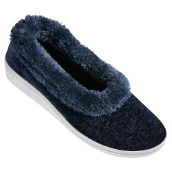 Hausschuh "Elegant" blau