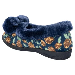 Hausschuh "Helga" marine