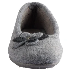 Hausschuh-Ballerina „Bärbel“ grau