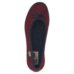 Hausschuh-Ballerina rot