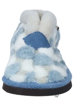 Hausschuhe hellblau