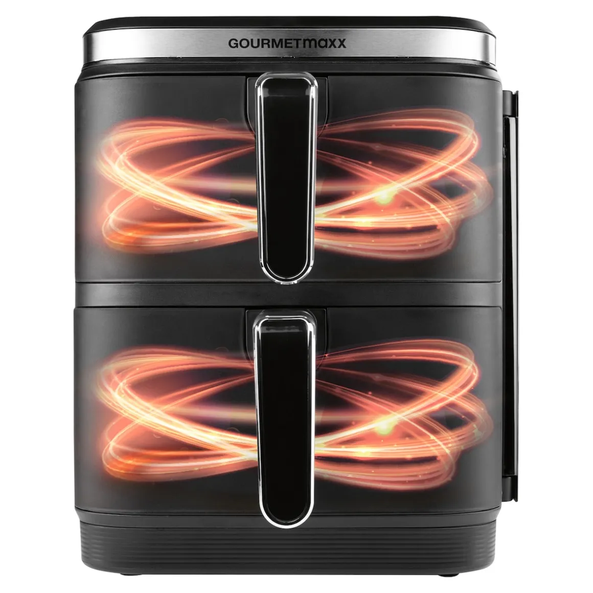 Heißluftfritteuse „Doppeldecker“