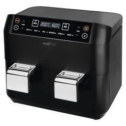 Heißluftfritteuse mit Doppelkorb, 2x 3,8 l