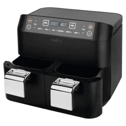 Heißluftfritteuse mit Doppelkorb, 2x 3,8 l