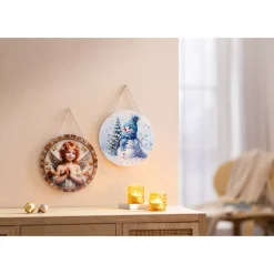 Hänge-Bild „Schneemann“