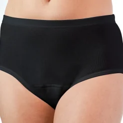 Hygiene-Damenslip, leicht/mittel schwarz