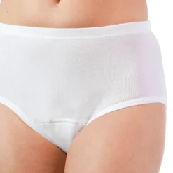 Hygiene-Damenslip, leicht/mittel weiß