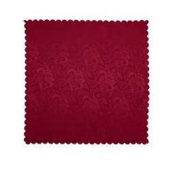 Jacquard-Tischdecke "Jasmin" bordeaux