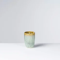 Kaffeebecher-Set, Steinzeug Flussufer blau, grün, braun