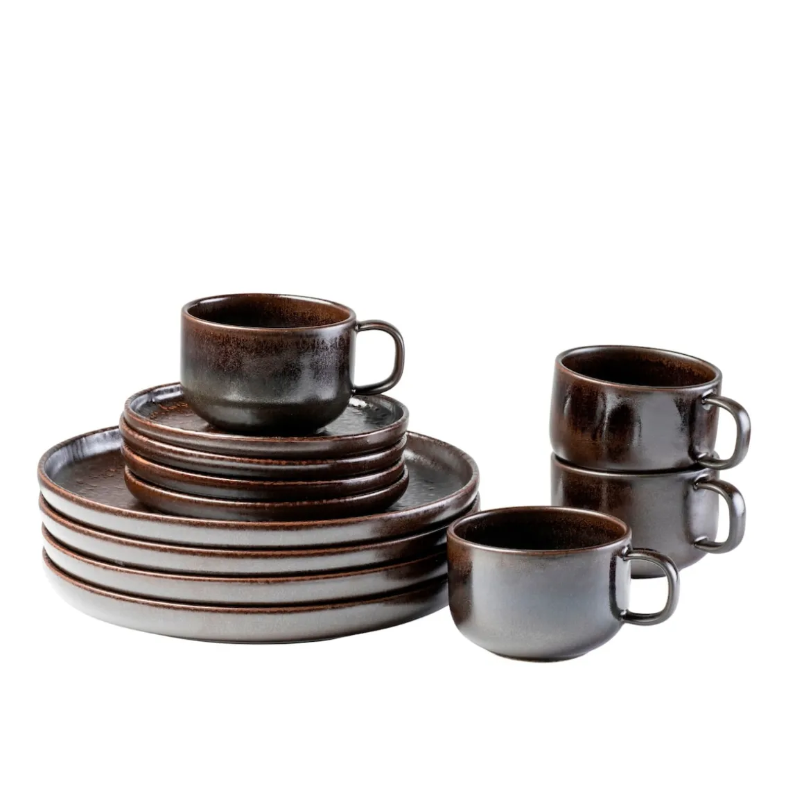 Kaffeeservice, Steinzeug Glockenklang