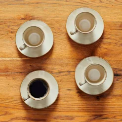 Kaffeetassenset, Keramik Nottingham Beige