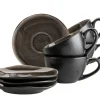 Kaffeetassen-Set, Keramik Niara Organic 4 x Kaffeetasse, 4 x Untertasse