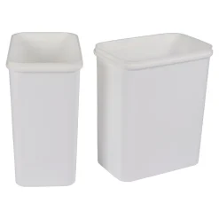 Küchenwagen mit Mülltrennsystem Eiche, weiß