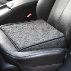 Keilkissen mit Schurwoll-Bezug anthrazit