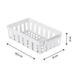 Kühlschrank-Korbset, 3 Stück