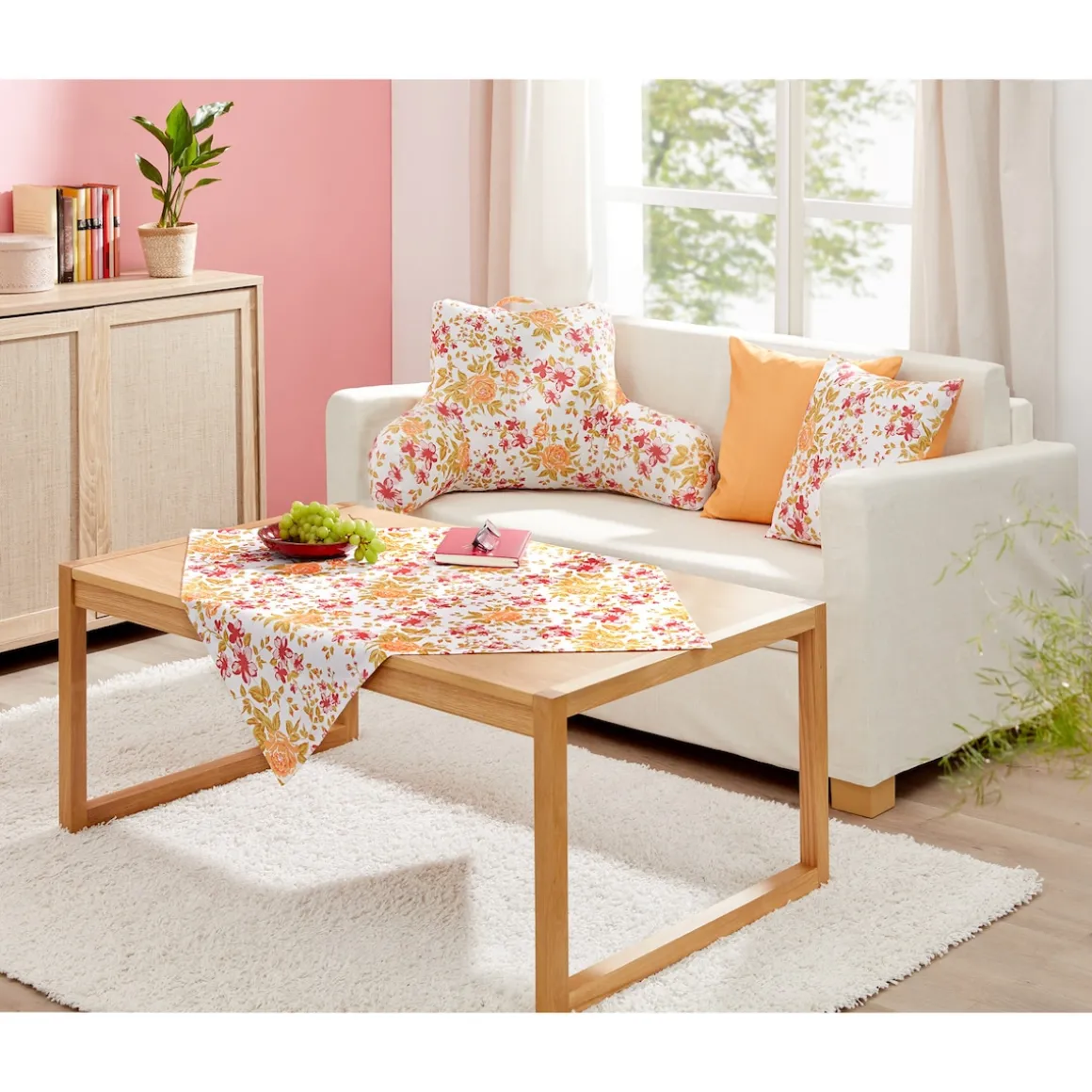 Kissenhülle „Rose“, 40x40 cm