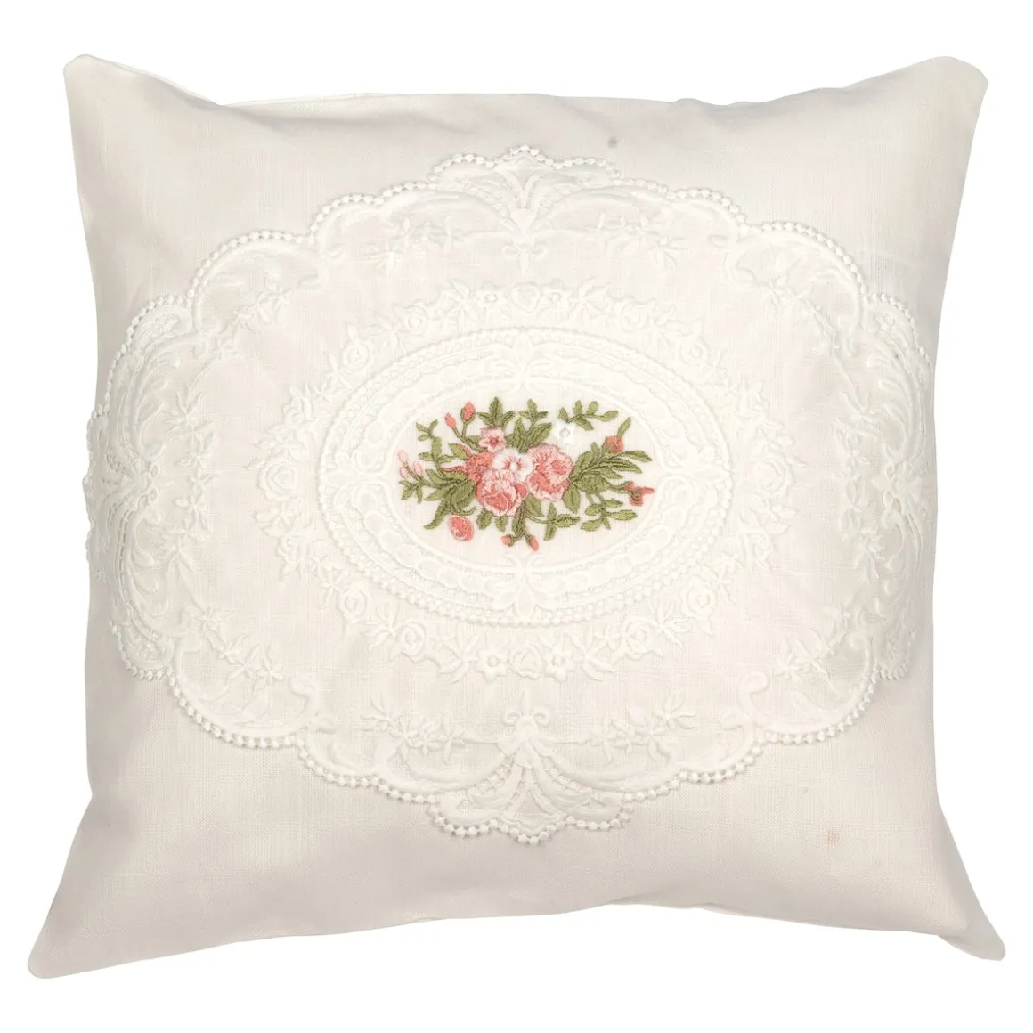 Kissenhülle „Rosenblick“, 40x40 cm