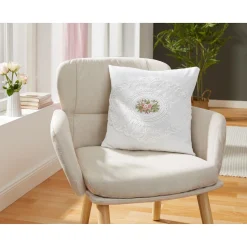 Kissenhülle „Rosenblick“, 40x40 cm