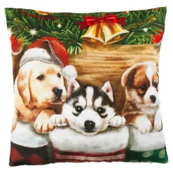 Kissenhülle Weihnachtshündchen