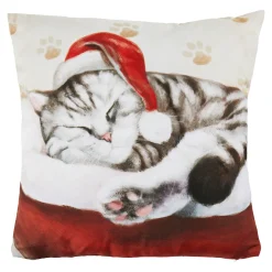 Kissenhülle Weihnachtskätzchen