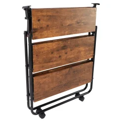 Klappbarer Servierwagen "Holzoptik"