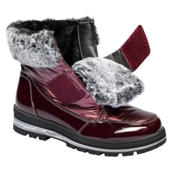 Klettstiefel „Leonita“ bordeaux