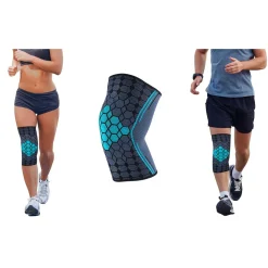 Kniemanschette mit Kupferausrüstung