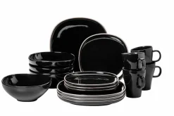 Kombiservice, Keramik Isora Schwarz