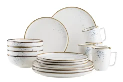 Kombiservice, Porzellan Pintar Beige / Blau