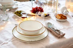 Kombiservice, Porzellan Pintar Beige / Blau