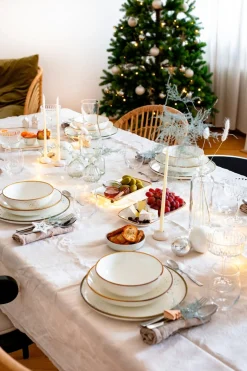 Kombiservice, Porzellan Pintar Beige / Blau