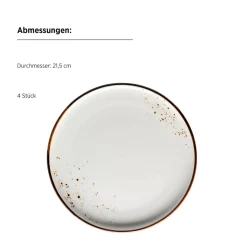 Kombiservice, Porzellan Pintar Beige / Braun