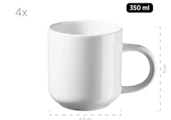 Kombiservice, Steinzeug ALENIA Weiß