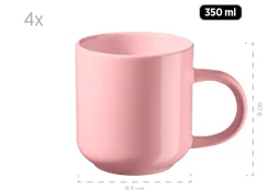 Kombiservice, Steinzeug ALENIA Rosa