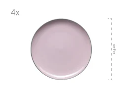 Kombiservice, Steinzeug Maila Rosa / Grau / Blau / Grün