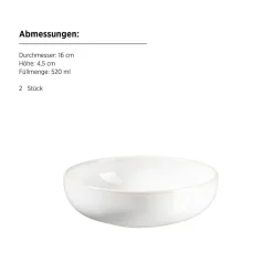 Kombiservice, Steinzeug Unico Weiß