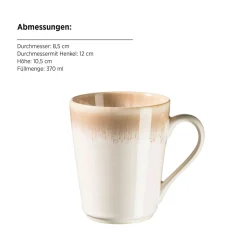 Kombiservice, Steinzeut LA SINFONIA Beige