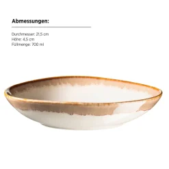 Kombiservice, Steinzeut LA SINFONIA Beige