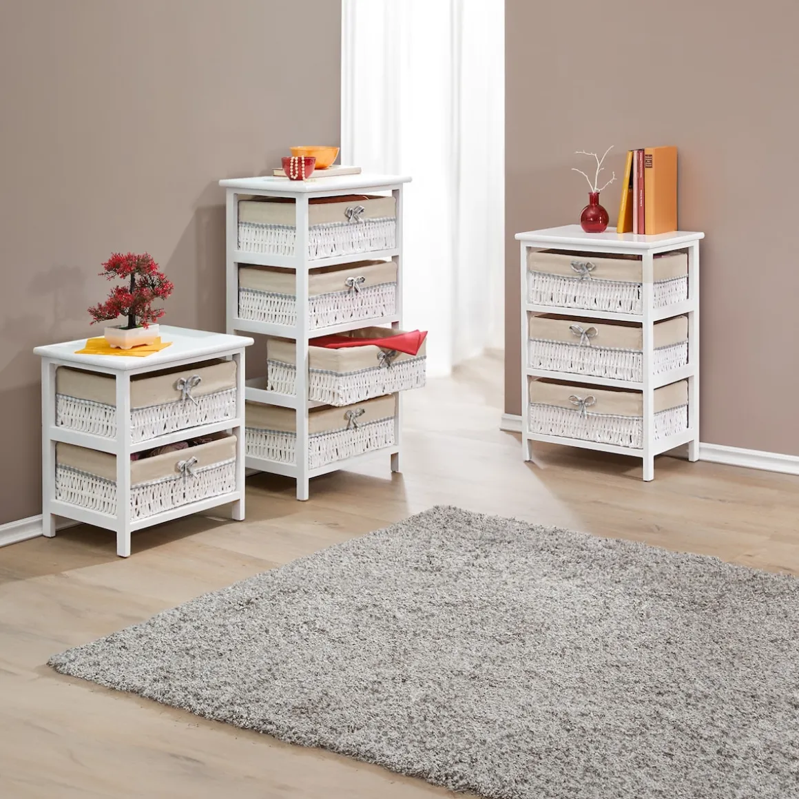 Kommode "Landhaus" klein, Höhe 42 cm